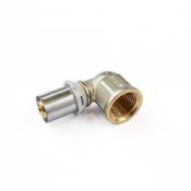 [318.012.618] Begetube Perskoppeling Knie 1/2"V x 16
