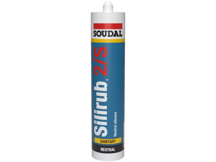 [104846] Soudal Silirub 2/S Siliconenkit sanitair Grijs 300ml