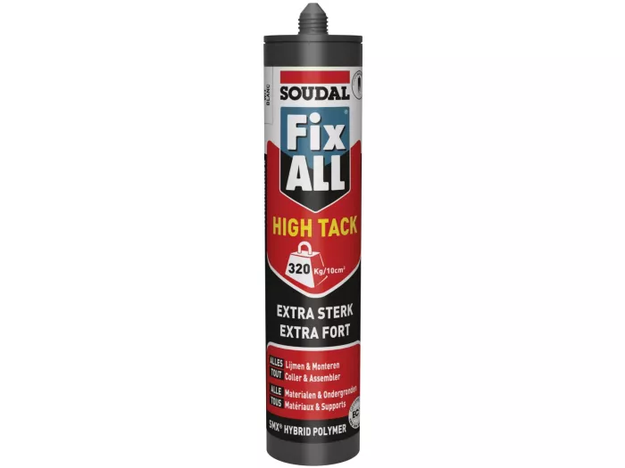 [100272] Soudal Fix All High Tack Zwart 290ml