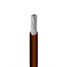 Installatiedraad VOB vertind soepel 1,5mm² - Bruin