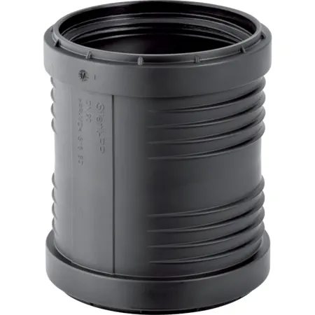 [390.316.14.1] Geberit PP steekmof zwart 75mm