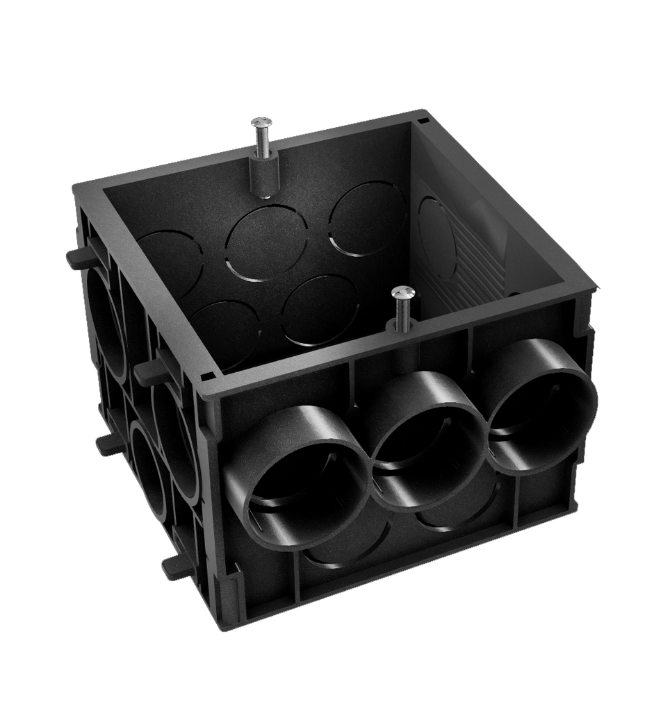 [430V] Inbouwdoos universeel met vijzen 60x60x50