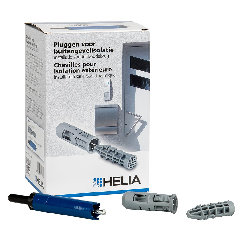 [7777-853] Helia pluggen + boor voor buitengevelisolatie
