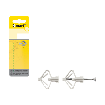 [SM0CASN00080040H] SMART hollewandplug + schroef 8x40/4st