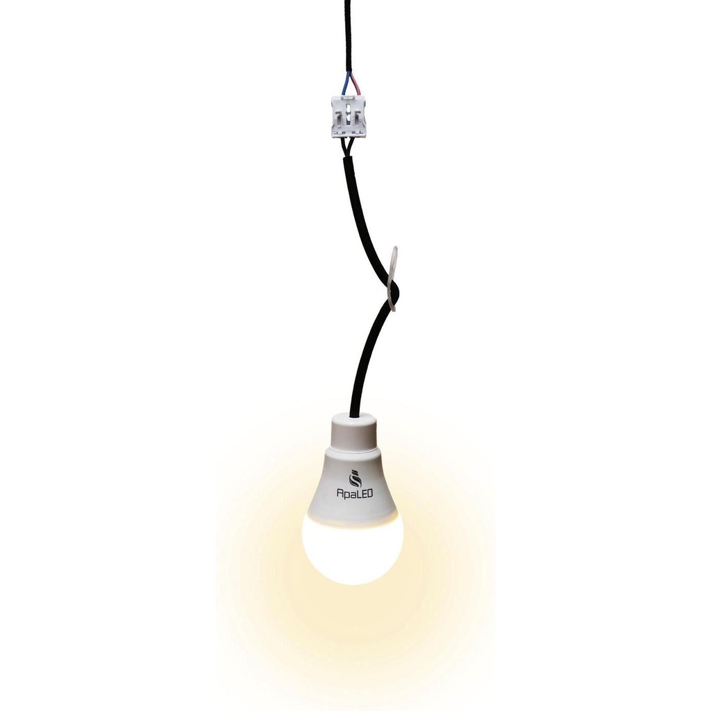 [WWTD-APALED-27] ApaLED Bouwpendel incl permanente led lamp 9W 2700K