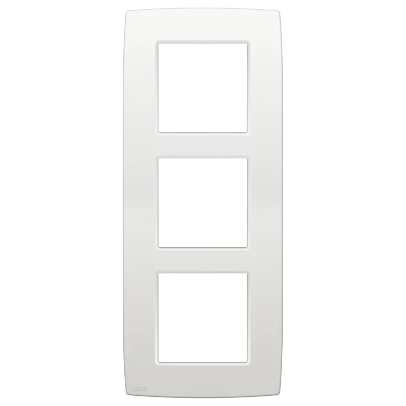 [101-76300] Niko drievoudig afdekplaat  verticaal  60mm centerafstand - Original wit