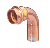 Aquagas bocht 90° pers x insteek 15