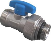 [101536] Collector kraan euro-cone met losse koppeling blauw 1/2 x 3/4