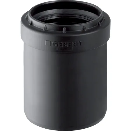 [390.179.14.1] Geberit PP reductie zwart centrisch kort 40x32mm